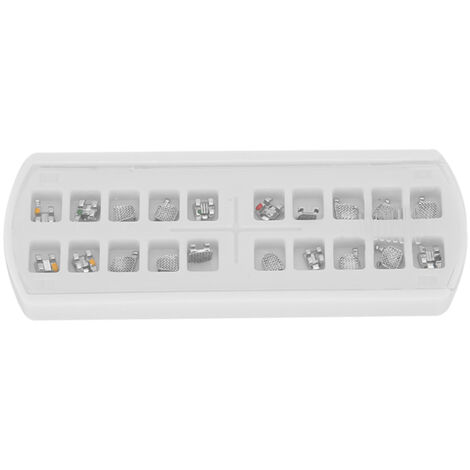 Attelles orthodontiques en métal mini 0,022 avec crochets pour appareil dentaire (1/5)