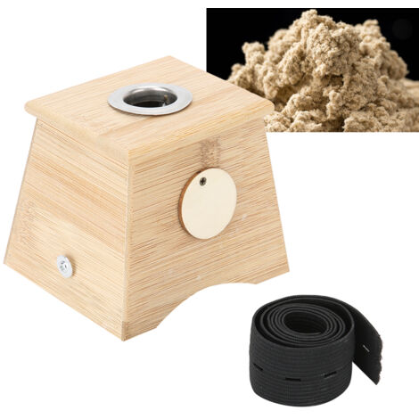 Boîte de Moxibustion en Bois avec Un Trou pour Thérapie par la Chaleur