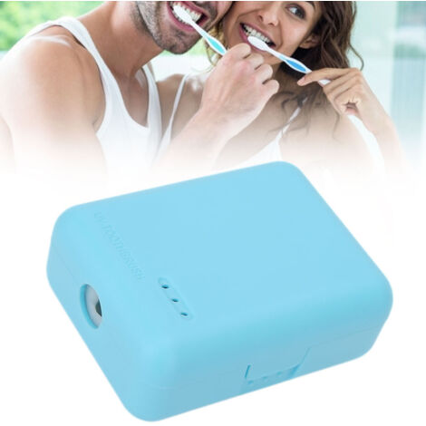Stérilisateur à Ultraviolets pour Brosse à Dents - Désinfection Portable et Fixation Murale (Couleur Bleue) (1/5)