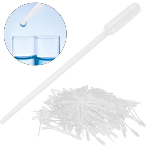 500 Pipettes en Plastique Jetables avec Graduations pour Transfert de Liquides, Maquillage et Emballage (1/5)