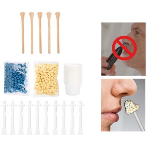 Cire épilatoire chaude Blue ZOO 70g pour visage et nez, incluant applicateurs (1/5)