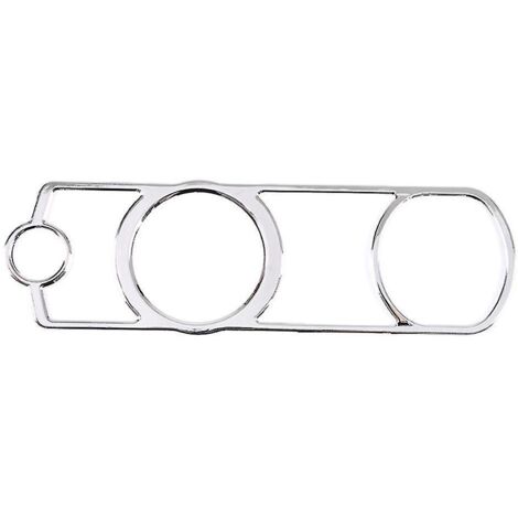 Moulure intérieure du cadre de commande centrale pour BMW XJ 2010-2019 / XF 2008-2015 (1/5)