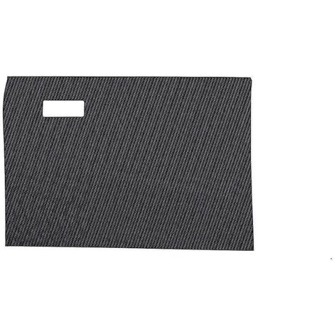 Protection de boîte à gants en cuir et fibre de carbone pour voiture, tapis anti-salissures, housse de protection pour Alp-- (1/5)