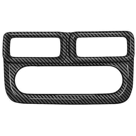 Garniture de couvercle de bouton de climatisation de console centrale en fibre de carbone pour voitures 2022+ (1/5)
