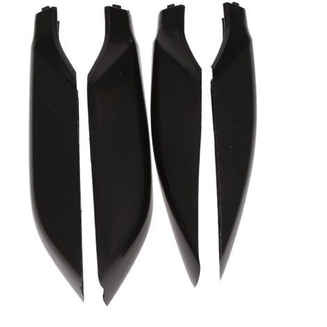 4x Couvercles de protection noirs et argentés pour barres de toit Land Cruiser Prado 150 Lc150 2010--- (1/5)