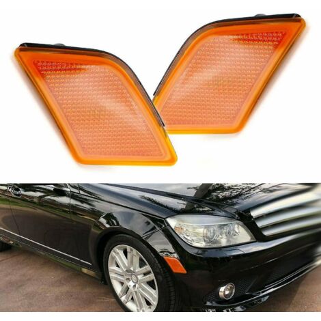 2048200121 2048200221 Paire de feux de position latéraux avant gauche et droit pour Mercedes-Benz C230, C250, C300, C35 (1/3)