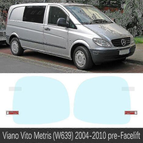 Film de protection pour rétroviseur intérieur Mercedes-Benz Classe V, Viano, Vito, Metris W639 W447 (2004-2009) - Accessoires autocollants anti-buée et imperméables - W639 (2004-2010) (1/5)
