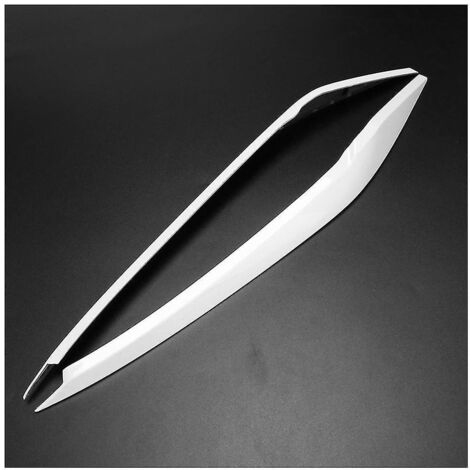 paire de paupières de phares avant, autocollants de garniture de sourcils pour moulures de phares 2019-2022, bandes de sourcils de phares Co-- (1/5)