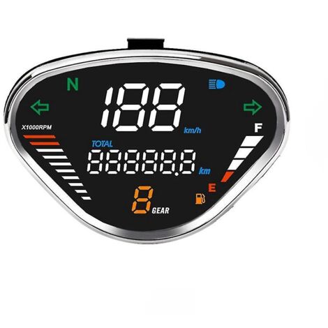 Compteur de vitesse de moto pour Dax70 Ct50 Jialing70, compteur numérique LCD, odomètre, tachymètre D-- (1/3)