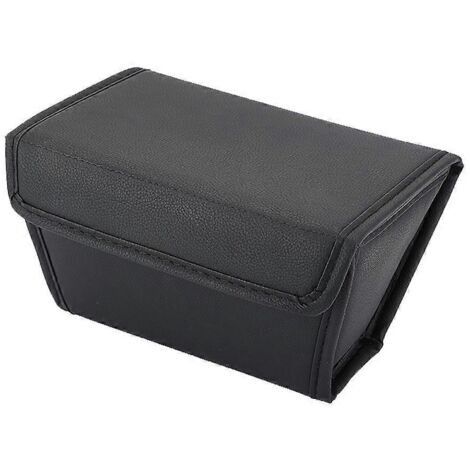 Boîte de rangement sous siège pour Tesla Model Y - Organisateurs pour sièges avant et arrière - Boîtes en cuir PU - Accessoires auto pour Model Y - Boîte pour siège central arrière (1/5)