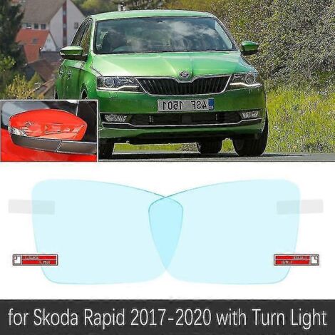 Film de protection pour rétroviseur intérieur de Skoda Rapid 2012-2019 : anti-buée et imperméable (accessoires inclus) – Rapid 2017-2020 (1/5)