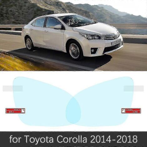 Film de protection pour rétroviseur intérieur de Toyota Corolla E170 E160 (2014-2018) : protection intégrale, anti-buée et imperméable. Accessoires inclus. Compatible avec les modèles Toyota Corolla 2 (1/5)
