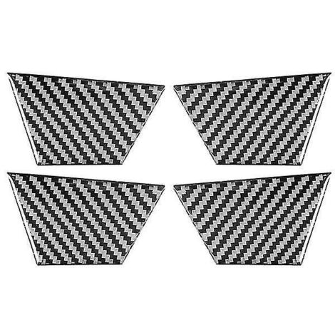 Décoration autocollante en fibre de carbone pour couvercle de cuvette de porte intérieure - Accessoires 2021-2022