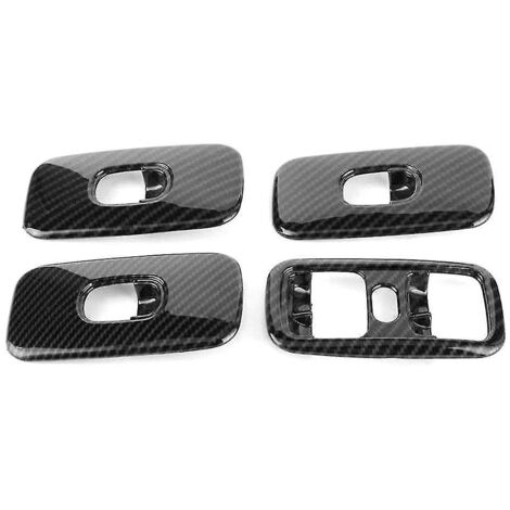 4 pièces de décoration de cache-interrupteur de lève-vitre en fibre de carbone pour Mercedes-Benz Classe G W463 G500 2007-2010 (1/5)