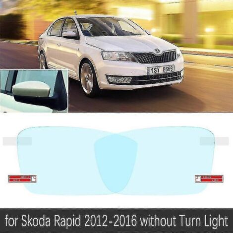 Film de protection pour rétroviseur intérieur de Skoda Rapid 2012-2019 : anti-buée et imperméable. Accessoires inclus. (1/5)