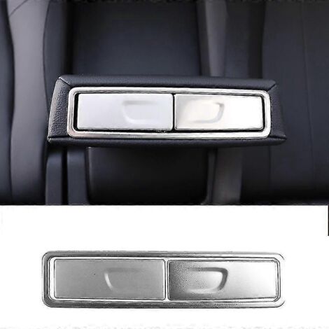 Garniture décorative à paillettes pour porte-gobelet arrière de voiture Mercedes-Benz GLE, GLB, Classe A W177, W167, Classe C W205, GLC (2020-2022), GLE - Argent (1/4)