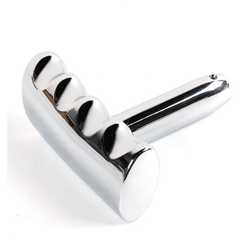 Poignée de levier de vitesse en aluminium en forme de T, pommeau de levier de vitesse pour Charger Compass, couleur argent. (1/5)