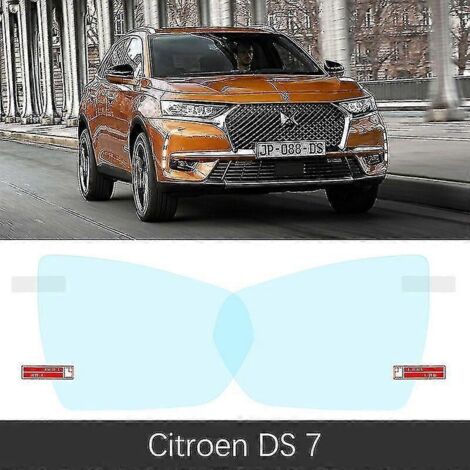 Film de protection pour rétroviseur intérieur Citroën DS 7 (2017-2020) : protection intégrale, anti-buée et imperméable. Accessoires inclus. (1/5)