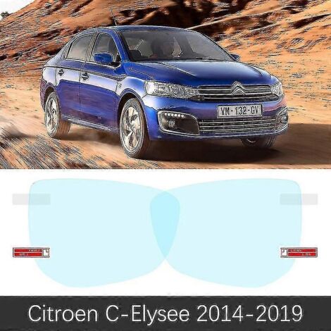 Film de protection pour rétroviseur intérieur Citroën C-Élysée (2014-2019) : protection intégrale, anti-buée et imperméable. Accessoires compatibles avec les modèles 2015 et 2016. (1/5)