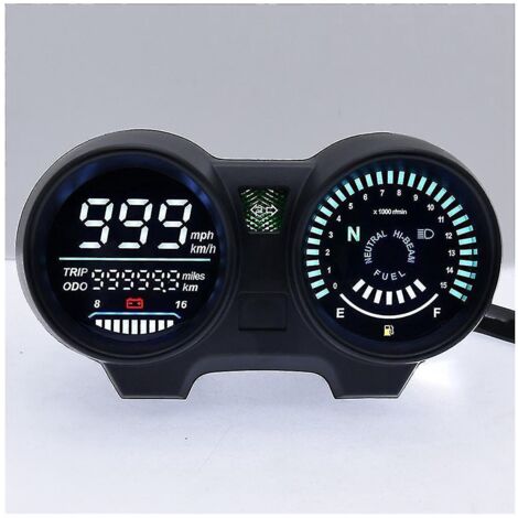 Compteur de régime et de vitesse numérique à LED pour moto 150 Cg150 Fan150 (2010-2012) (1/5)