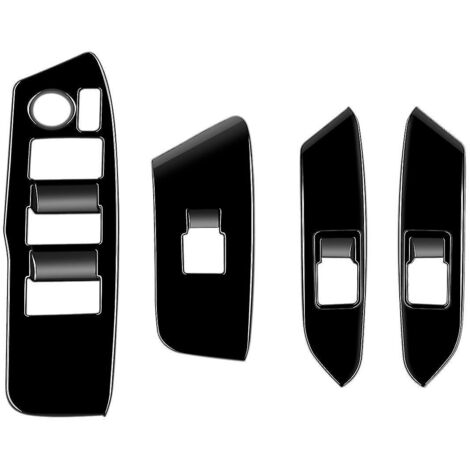 Cache-bouton de lève-vitre noir brillant pour voiture RHD Sienta 2022 (1/5)