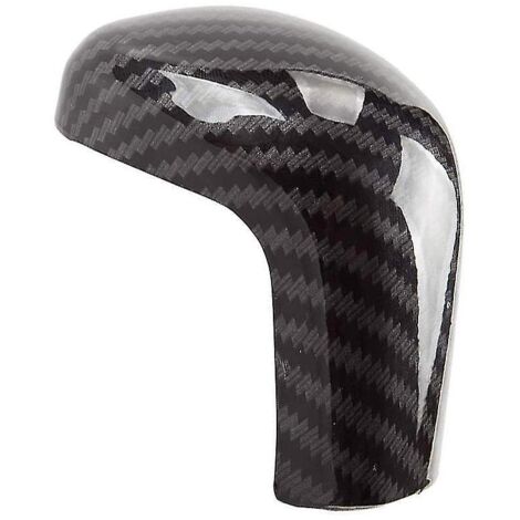 Garniture de pommeau de levier de vitesse automobile style sport, imprimé fibre de carbone, pour Corolla Hatchback 2018-2020 2019-- (1/5)