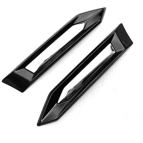 Pour Note E13 2020 2021 Voiture Chrome Extérieur Spoiler de pare-chocs avant Auto Sortie d'air latérale décorative Str-- (1/5)