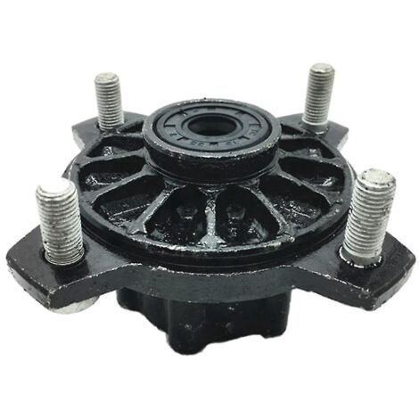 Moyeu de bride de roue avant noir pour karting GT 150 ATV Twister 150cc (1/5)