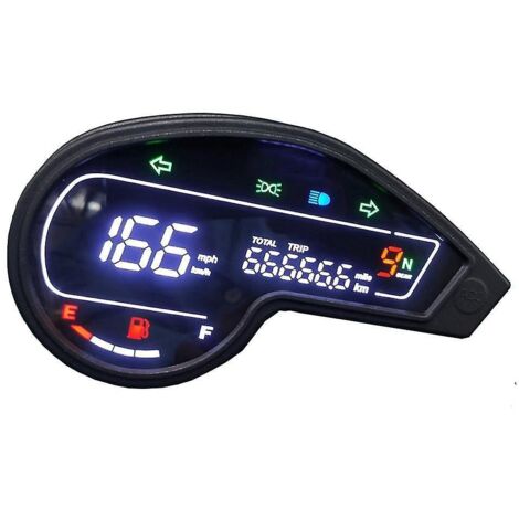 Compteur de vitesse numérique LED pour moto Nxr150 Nxr125 2003-2014, odomètre et compte-tours numérique LED Xr150-- (1/4)