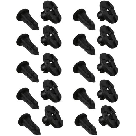 10 clips de fixation en plastique de 8 mm pour -- (1/5)