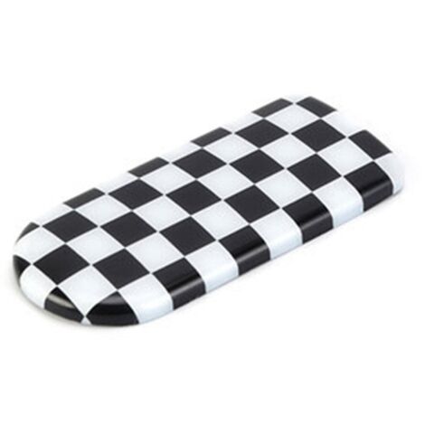 Couvercle de poignée de boîte à gants de voiture, garniture de boîte de rangement, autocollant, couvercle de bol pour S F54 F60 Noir Blanc-- (1/5)