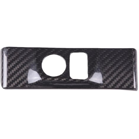 Cache de commutateur de réglage des phares en fibre de carbone véritable, compatible avec Nissan GT-R R35 (2008-2016) (1/5)