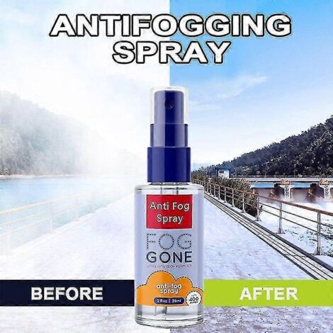 Spray anti-buée pour voiture (6030 ml) : revêtement nano imperméable pour rétroviseurs, vitres et pare-brise. (1/4)