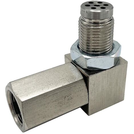 Modification automobile : joint de connecteur de capteur d'oxygène M18x1,5, adaptateur de conversion en L pour tuyau d'échappement.