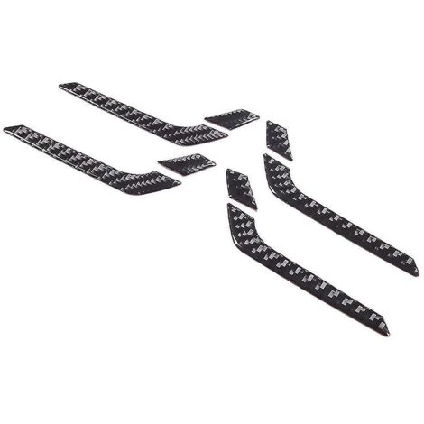 Autocollants décoratifs pour poignées de porte intérieures de voiture (accessoires 2022-2023) - Fibre de carbone souple