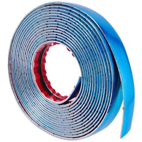Baguette de protection chromée auto-adhésive de 20 mm x 5 m pour voiture et fourgonnette (1/5)