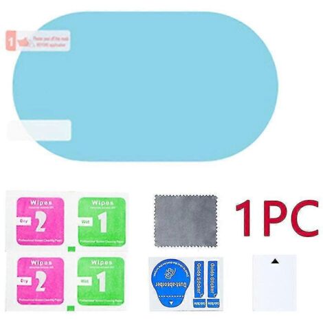1 film protecteur imperméable et anti-buée pour rétroviseur de voiture (95 mm x 135 mm) - Accessoire pour rétroviseur de vitre latérale de voiture ou camionnette (1/5)