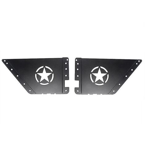 Poches de rangement pour porte avant, accessoires 2021-2022, boîte de rangement latérale, alliage d'aluminium, étoile-- (1/5)