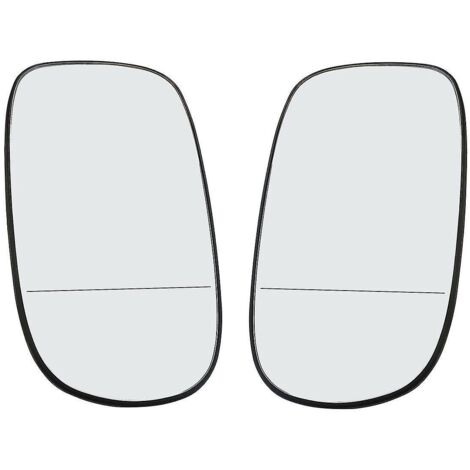 Rétroviseur extérieur gauche et droit grand angle pour Saab 9-3 93 190 mm x 107 mm, transparent, 2002-2010 (1/5)