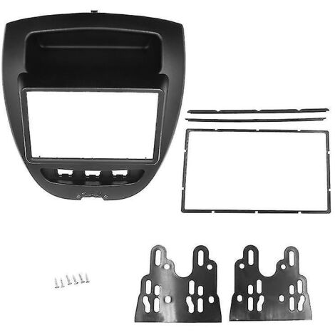 Cadre autoradio 2 DIN pour Aygo C1 107 2005-2014, façade, kit de tableau de bord, panneau autoradio DVD, cache stéréo