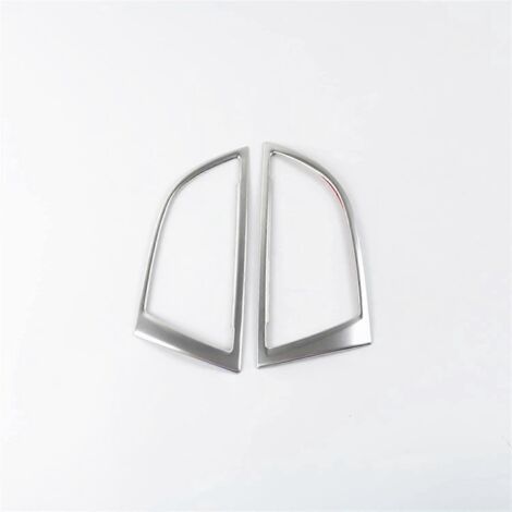 Autocollants décoratifs pour l'intérieur de la console centrale, les deux côtés, les grilles d'aération, compatibles avec BMW Série 1 F20 (2012-2016), en acier inoxydable (lot de 2). (1/5)