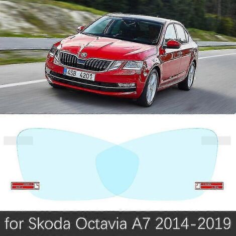 Film de protection pour rétroviseur intérieur Skoda Octavia 1996-2019 (modèles 1, 2, 3, A5, A7 Mk1, Mk2, Mk3, 1U, 1Z, 5E) - Accessoires adhésifs anti-buée et imperméables - Octavia A7 (2014-2019) (1/5)