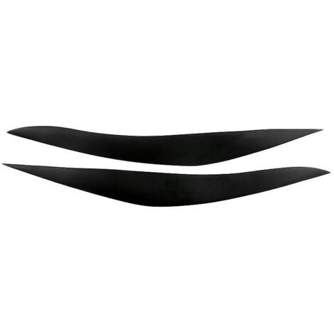 Pour BMW Série 5 F10 F11 F18 2010-2017 - Cache-phares noir mat - Autocollant de remplacement (1/5)