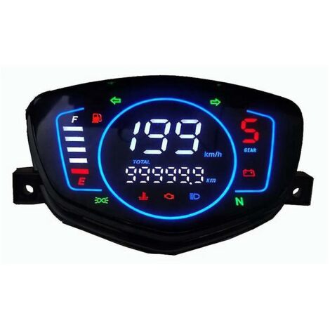 Pour L135 Lymc8 Lym110 Moto Compteur de vitesse LED Tachymètre Odomètre Ensemble d'instruments numériques Me-- (1/5)