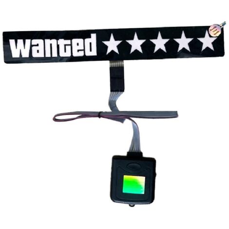 Autocollants LED blancs pour vitres de voiture, style électrique, pour panneaux lumineux JDM - (1/5)