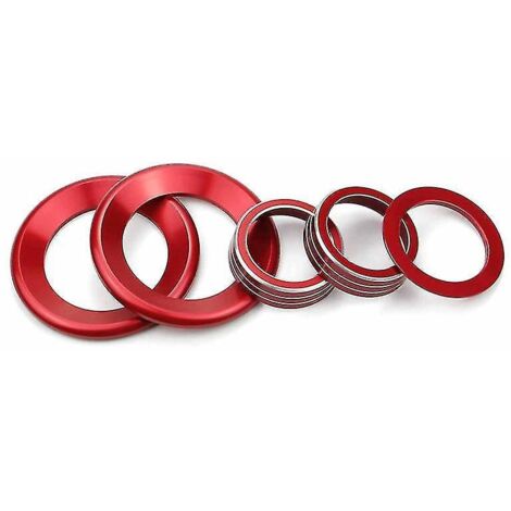 Cache du bouton de commande du menu de climatisation, cache du bouton de démarrage/arrêt du moteur pour 2016-2021 (r-- (1/5)