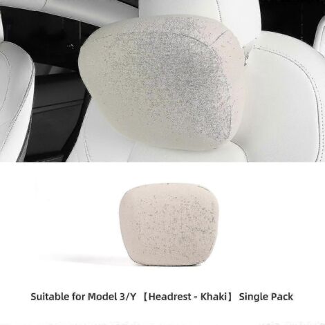 Coussin lombaire et de soutien pour appui-tête de voiture, en mousse à mémoire de forme, pour la nuque et les hanches. Accessoires intérieurs pour Tesla Model 3 et Model Y - MYMA-CA01KA (1/5)