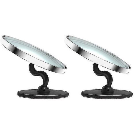 rétroviseurs d'angle mort neufs pour voiture, anti-buée, étanches, réglables à 360°, grand angle, pour auto et moto. (1/5)