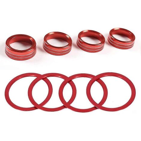 caches décoratifs intérieurs pour anneaux de ventilation + 4 caches pour boutons de réglage du volume et de la climatisation pour Toyota Tacoma 2016-2020 (bouton CD, interrupteur automatique, couleur (1/3)