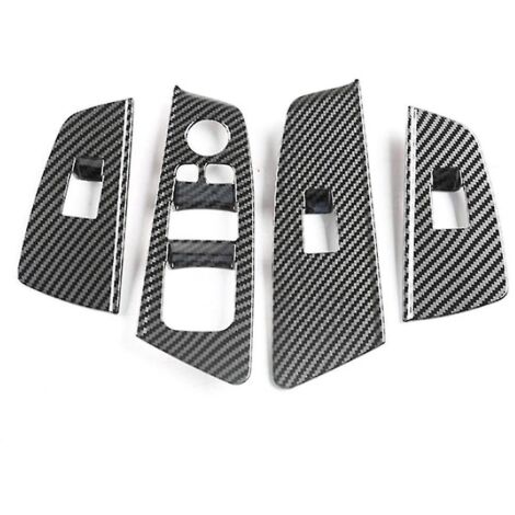 Cache-bouton de lève-vitre pour BMW Série 5 G30 (2018-2021) - Accessoires ABS et fibre de carbone (1/5)